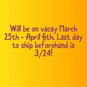 Vacation Notice